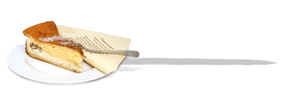 Kuchen im Rauchercafé Dresden